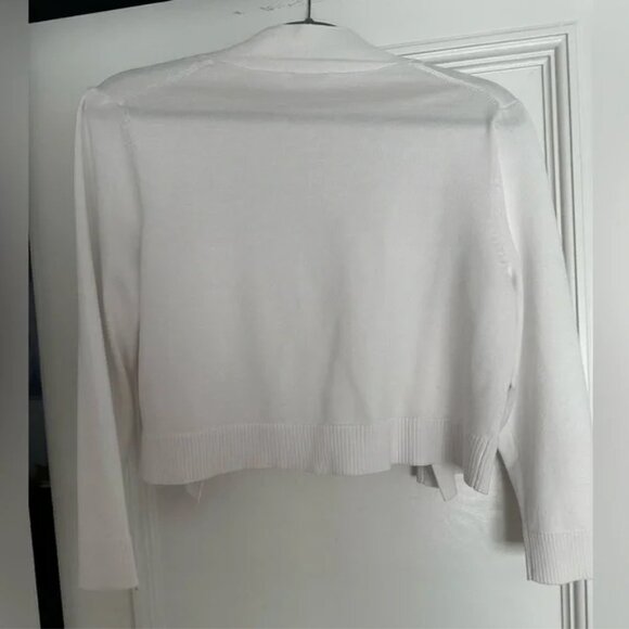 Calvin Klein 3/4 Sleeve Shrug - White - Excellent Condition - Picture 6 of 6